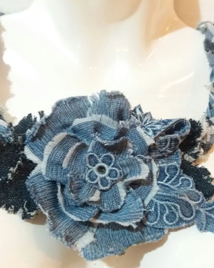 Colier din denim