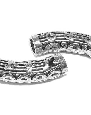 Distantier tubular, auriu antichizat, 34x10 mm