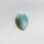 Cabochon oval alungit din agata dungata fatetata aprox 6x15x25 mm