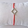 Bratara snur si link inox romb