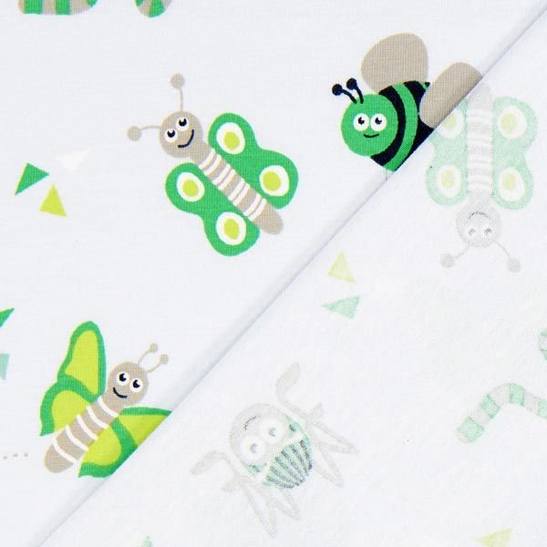 BioJerse Insects- 50x150cm - organic - elastic