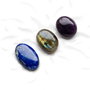 Set 3 cabochoane - Lapis lazuli, ametist, labradorit - T0051