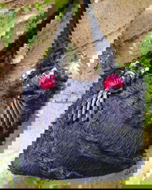 Poseta neagra din dantela-NOUA