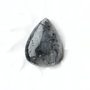 Cabochon Quartz turmalinat  - lacrima