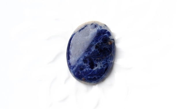 Cabochon  Sodalit natural  - oval