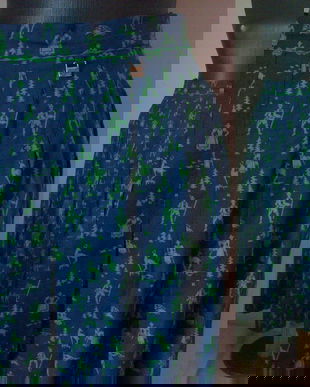 FUSTA BAVAREZA PANZA BUMBAC ALBASTRU