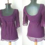 BLUZA MATASE NATURALA VIOLET