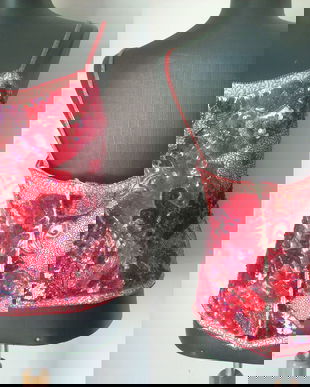 BLUZA MATASE BATUTA IN MARGELE SI PAIETE