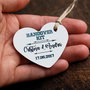 Etichete Personalizate - 100 buc - inimioara carton 250 gr/mp imprimat cu text personalizat