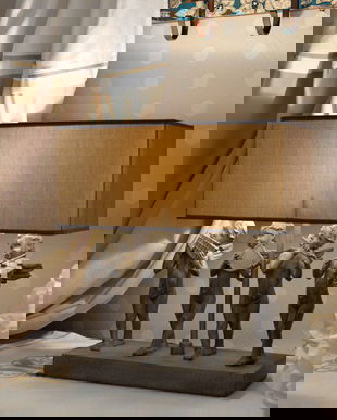 LAMPA DE MASA CU PATRU CANTARETI