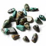 Lot Turcoaz African  - 5 buc - natural, netratat