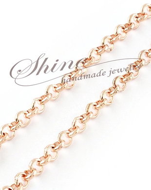 Lant rose gold, 3.2x1mm