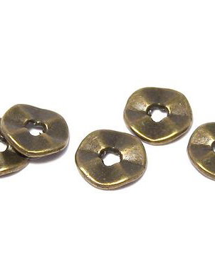 Distantier metalic, bronz, 7x1.5 mm