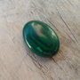 Cabochon malachit, 25x18 mm - model 3