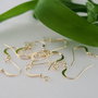 Tortite cercei, gold filled 14K (1per)