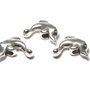 Margele din metal, argintiu antichizat, 10x19 mm