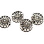 Margele din metal, argintiu antichizat, 11x5 mm