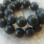 Onix negru mat, 14 mm