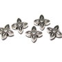 Margele din metal, argintiu antichizat, 8.8x8.8 mm