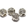 Margele din metal, argintiu antichizat, 7x5 mm