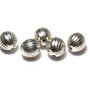Margele din metal, argintiu antichizat, 7.5 mm