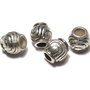 Margele din metal, argintiu antichizat, 9x9 mm