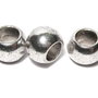 Margele din metal, argintiu antichizat, 8x11 mm
