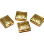 Margele din metal, auriu antichizat, 10x9 mm