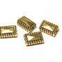 Margele din metal, auriu antichizat, 10x7 mm