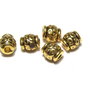 Margele din metal, auriu antichizat, 6x6 mm