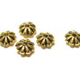 Margele din metal, auriu antichizat, 6x2.5 mm