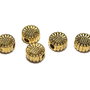 Margele din metal, auriu antichizat, 5x3 mm