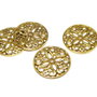 Margele din metal, auriu antichizat, 24x3 mm