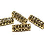 Margele din metal, auriu antichizat, 18x7 mm