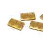 Margele din metal, auriu antichizat, 17x10.5 mm