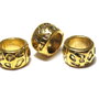 Margele din metal, auriu antichizat, 13 mm