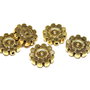 Margele din metal, auriu antichizat, 12x4 mm