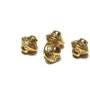 Margele din metal, auriu antichizat, biconice, 7x6 mm