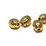 Margele din metal, auriu antichizat, 6x6 mm