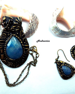 Blue story set colier si cercei