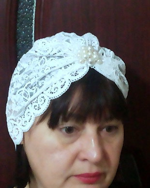 Turban dantela