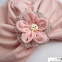 Turban roz pentru fetite