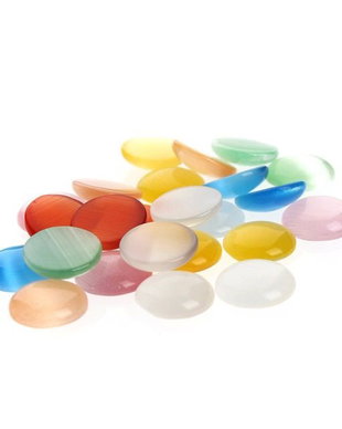Cabochon cat eye 16 mm