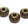 Margele din metal, bronz, 7 mm