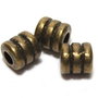 Margele din metal, bronz, 4x4 mm