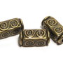 Margele din metal, bronz, 10.5x5 mm