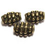 Margele din metal, bronz, 7x5 mm