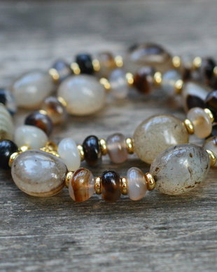 Colier din agate onix