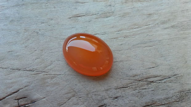 Cabochon agata portocalie, 20x15 mm