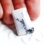 Cabochon  opal dendritic trapezoid